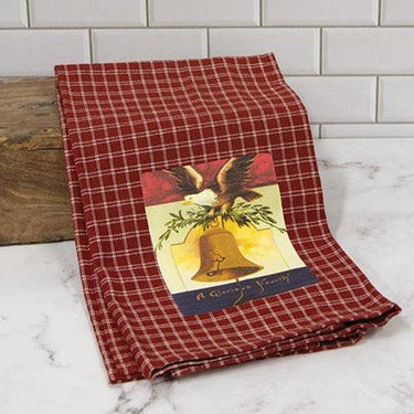 A Glorious Fourth Liberty Bell Dish Towel - The Fox Decor